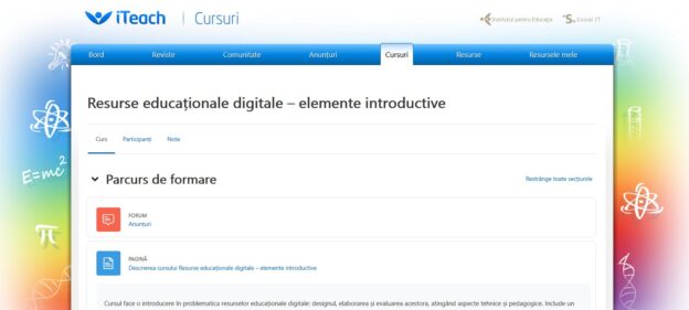 Resurse educaționale digitale – elemente introductive