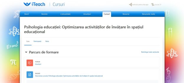 Psihologia educației: Optimizarea activităților de învățare în spațiul educațional