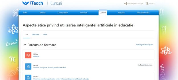 Aspecte etice privind utilizarea inteligenței artificiale în educație